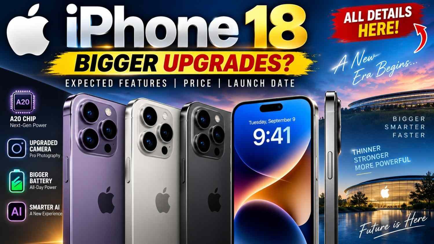 iphone 18: Launch Date, Price in India, Specifications, Camera, Features & Latest Updates